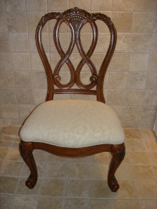 An upholsterd seat makes a difference