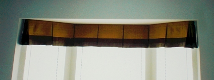 inverted box pleats