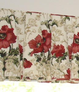soft box pleated valance