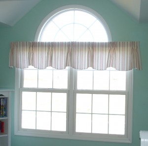 double pleated valance