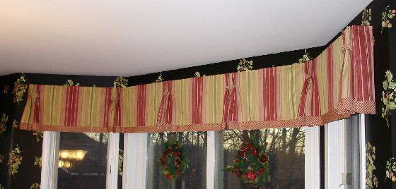 double pleated valance