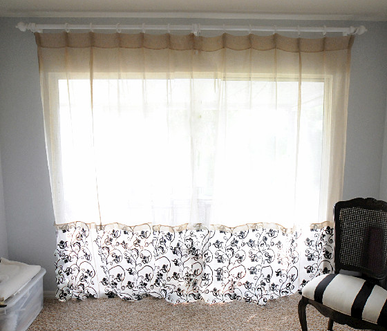 sheer drapery panels