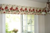 box pleated bell valance