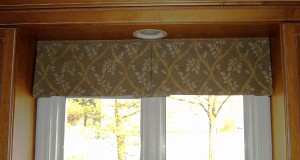 box pleated valance