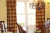 attached valance drapery panels