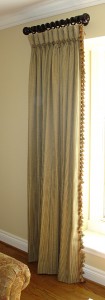 goblet pleated drapes