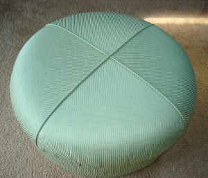 upholstered ottoman