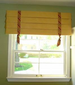 roman valance with ties