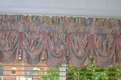 balloon valance with ties