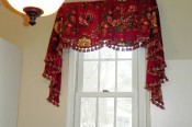 sheffield valance with tails