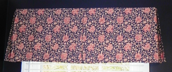 box pleated valance