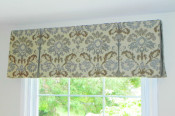 box pleated valance