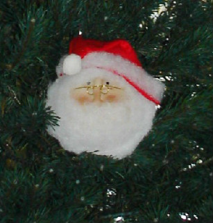 Santa ornament