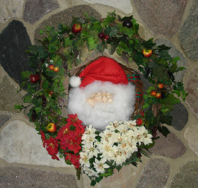 Santa wreath