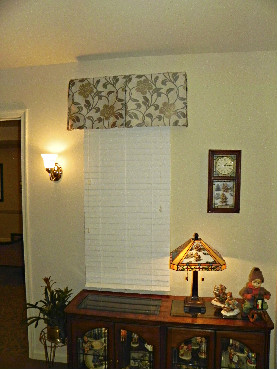 box pleated valance