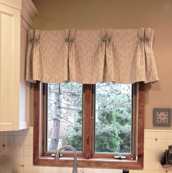 double pinch pleated valance