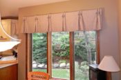 double pinch pleated valance