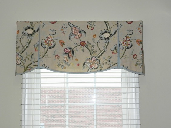 pleated valance